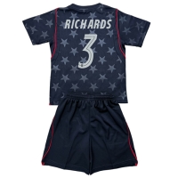 Camisa de Futebol Estados Unidos Chris Richards #3 Equipamento Secundário Infantil Mundo 2026 Manga Curta (+ Calças curtas)